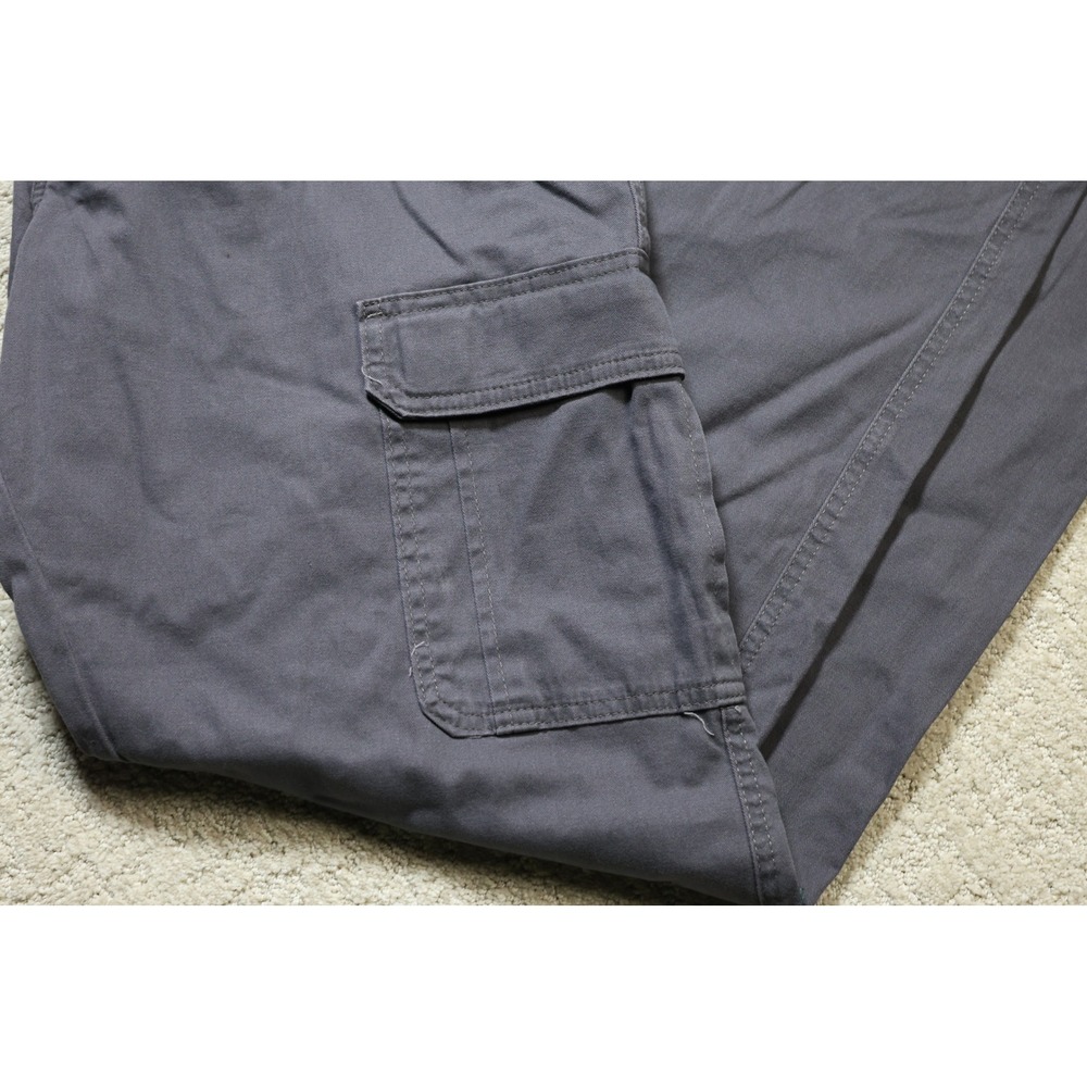 Wrangler ATG All Terrain Gear Mens Gray Cargo Pants 32x34 112357644 Stretch - Picture 2 of 6